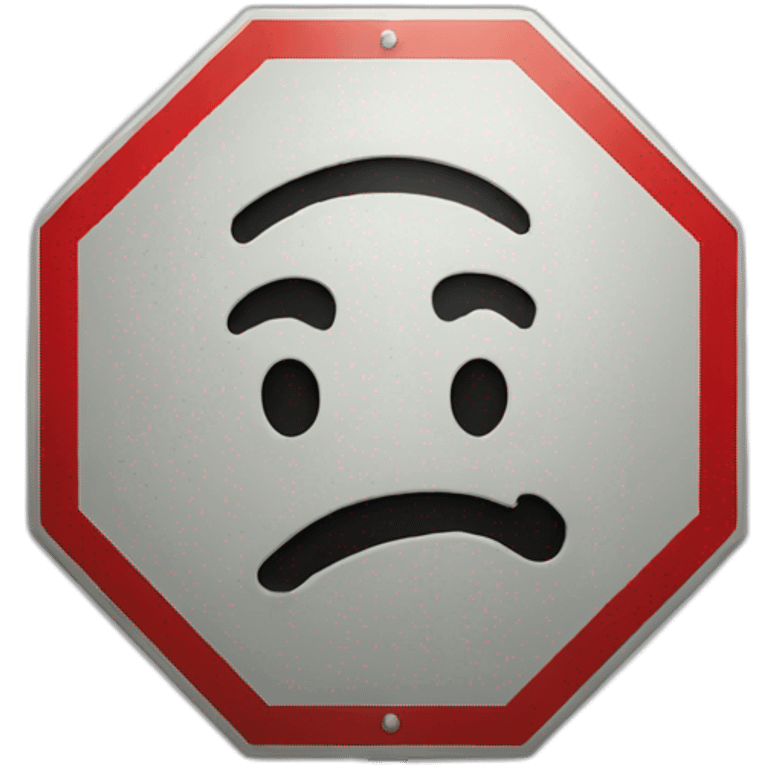 Stop sign emoji