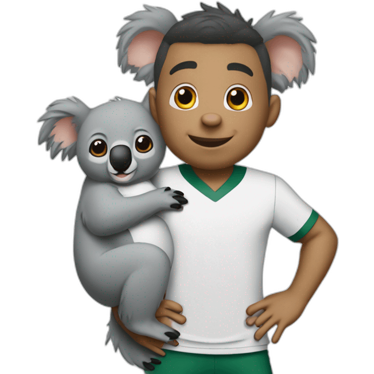 koala qui se bat contre ronaldo emoji