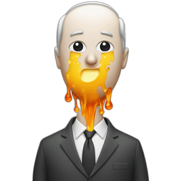 melting financial controller emoji