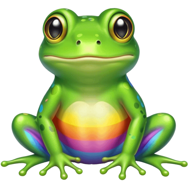 Gay frog emoji