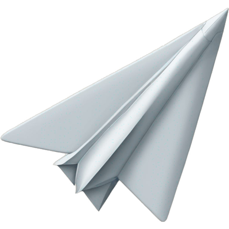 paper airplane similar to the telegram logo emoji