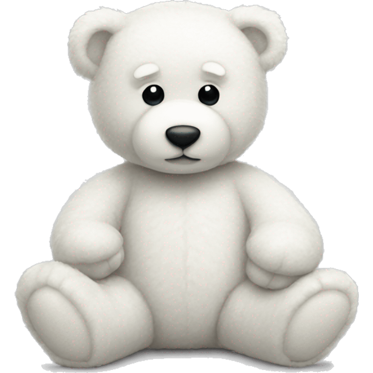 White Teddy Bear emoji