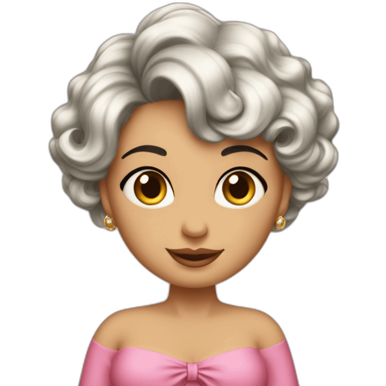 rich pregnant lady short 4c hair mid 20’s emoji