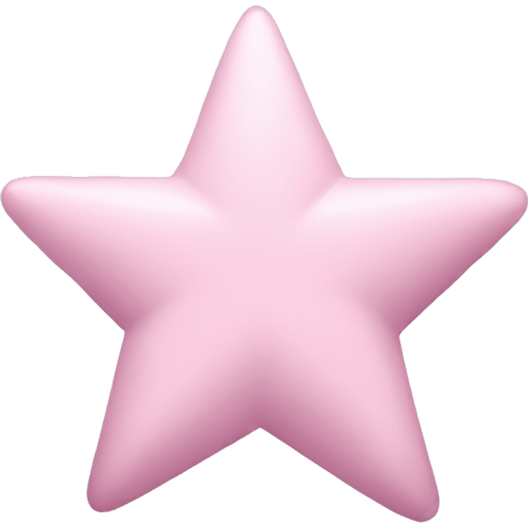 pastel pink star emoji