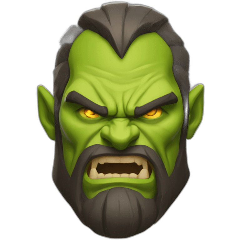 World of warcraft thrall angry emoji