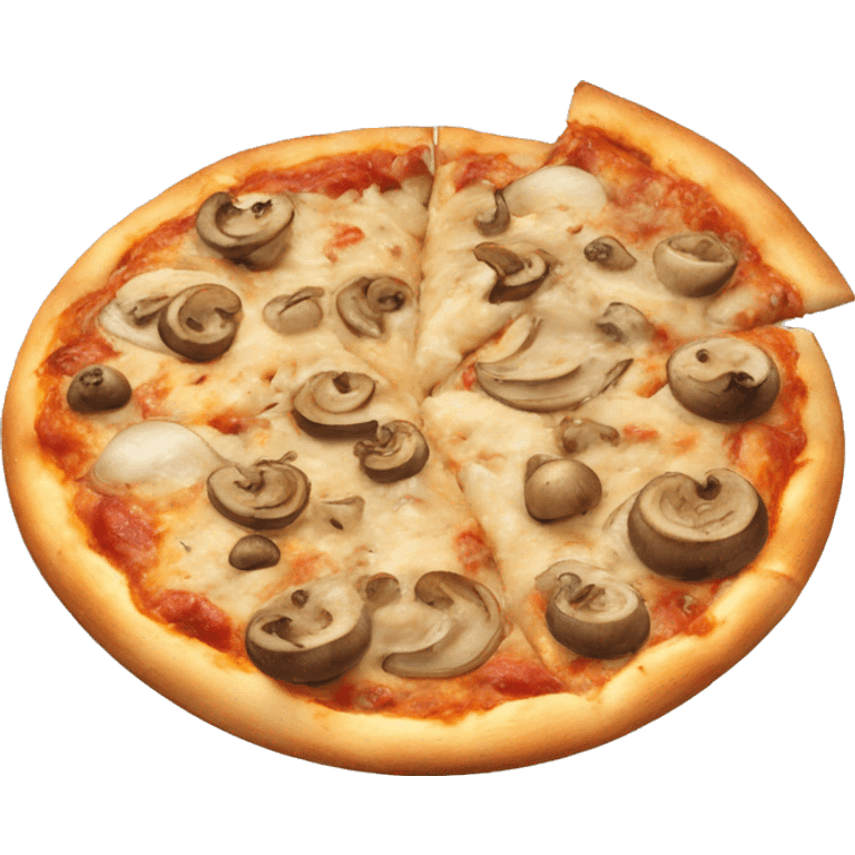 Mushroom and onion pizza emoji