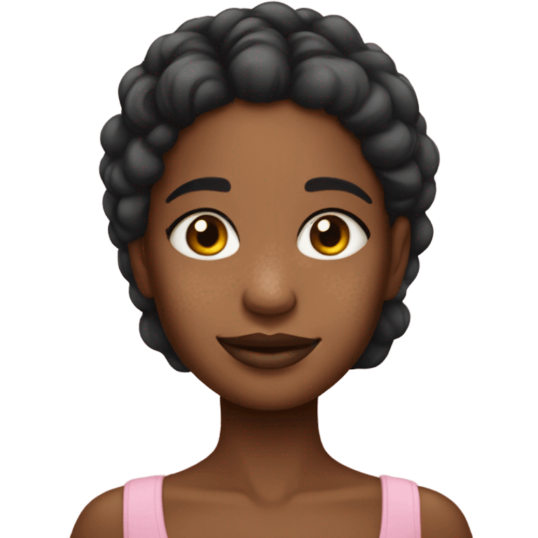 Hyper pigmentation girl emoji