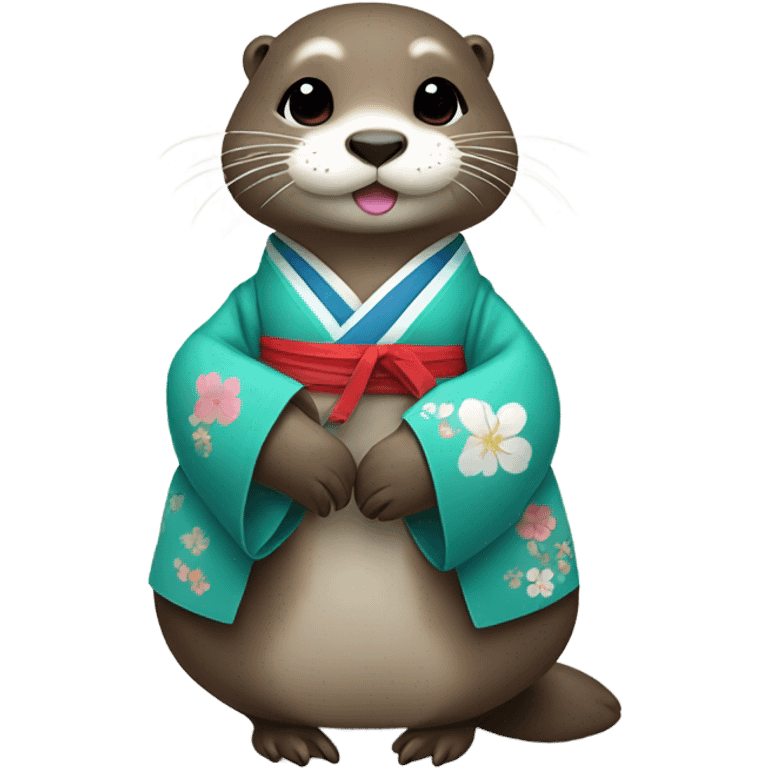 korean hanbok otter emoji