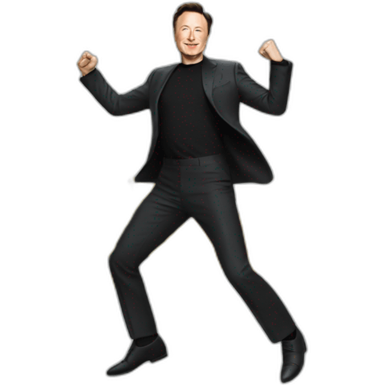 Elon Musk dancing emoji