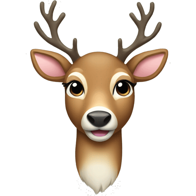 christmas deer emoji