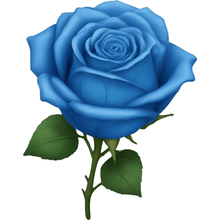 blue rose emoji