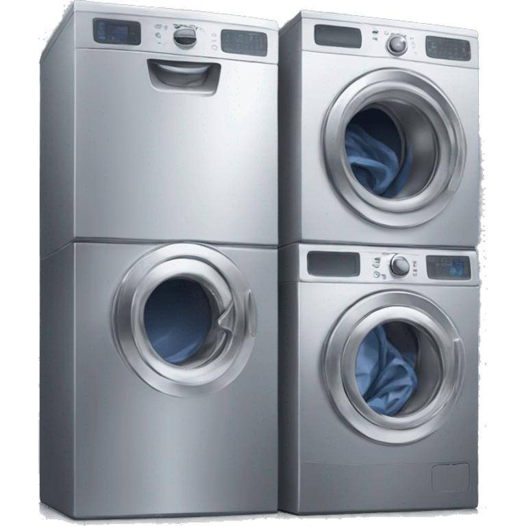 Washer and dryer set emoji