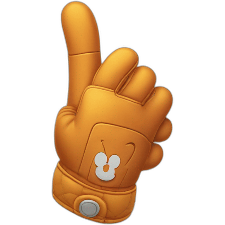 mickey mouse glove thumbs up emoji