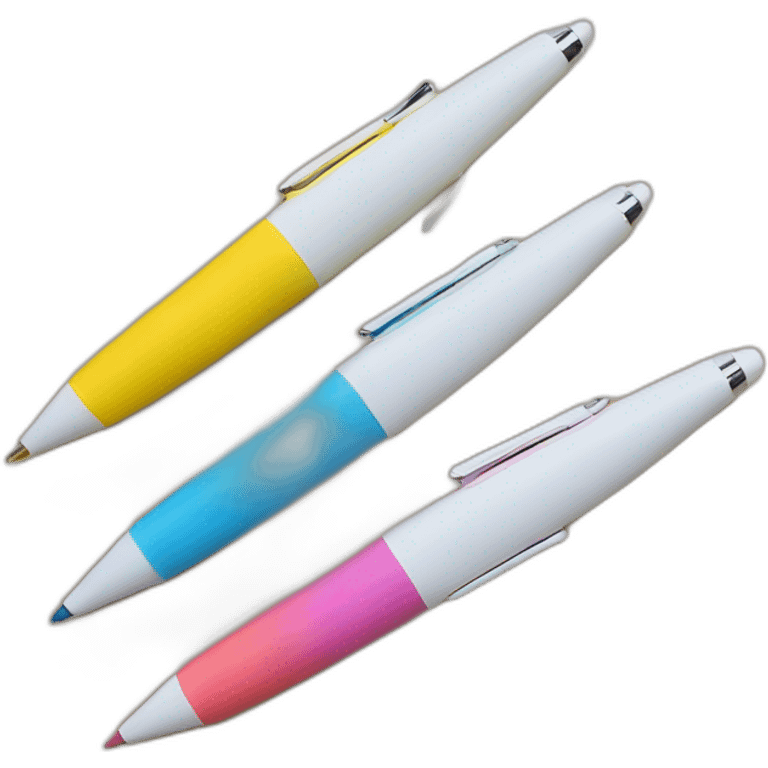 Four colors Pen emoji