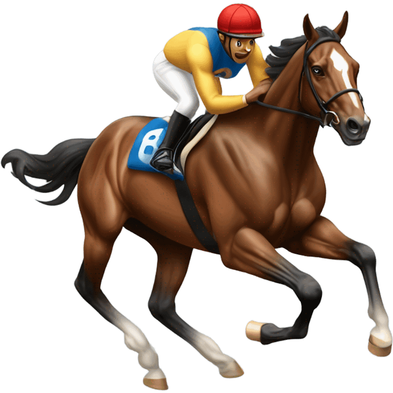 horse racing horse emoji