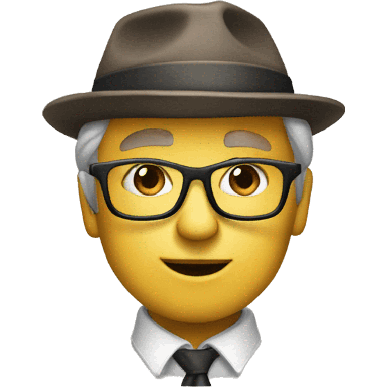 Aap met komkommer emoji