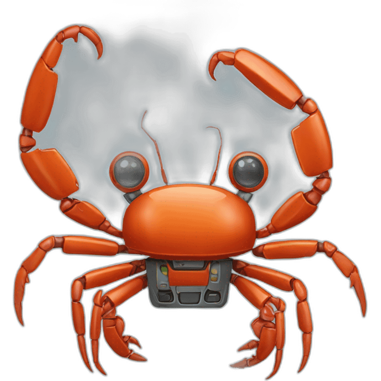 Robot crabe emoji