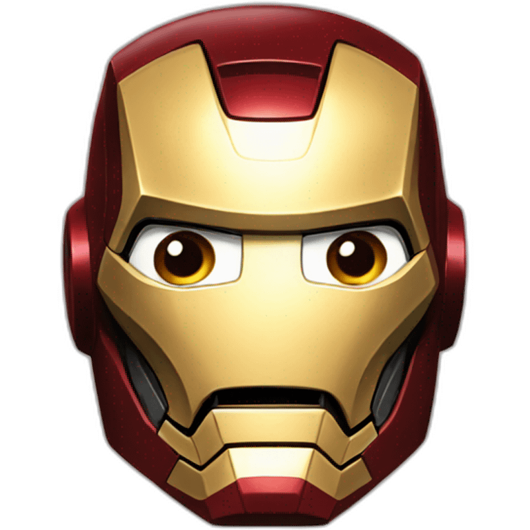 surprised iron man emoji