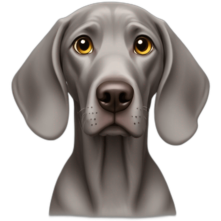 weimaraner stay emoji