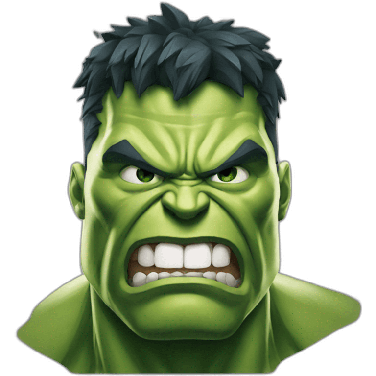 Marvel Hulk head emoji