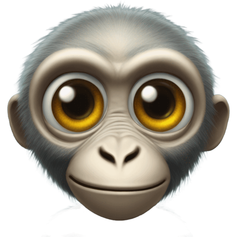 alien monkey with 3 eyes emoji