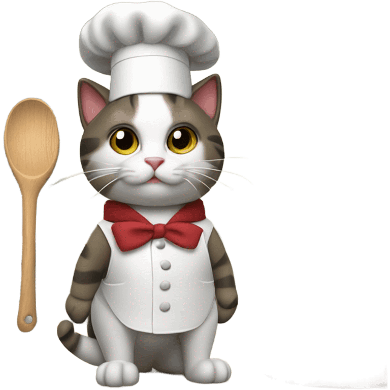 Cat chef emoji