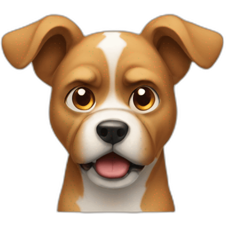 Dog is angry emoji