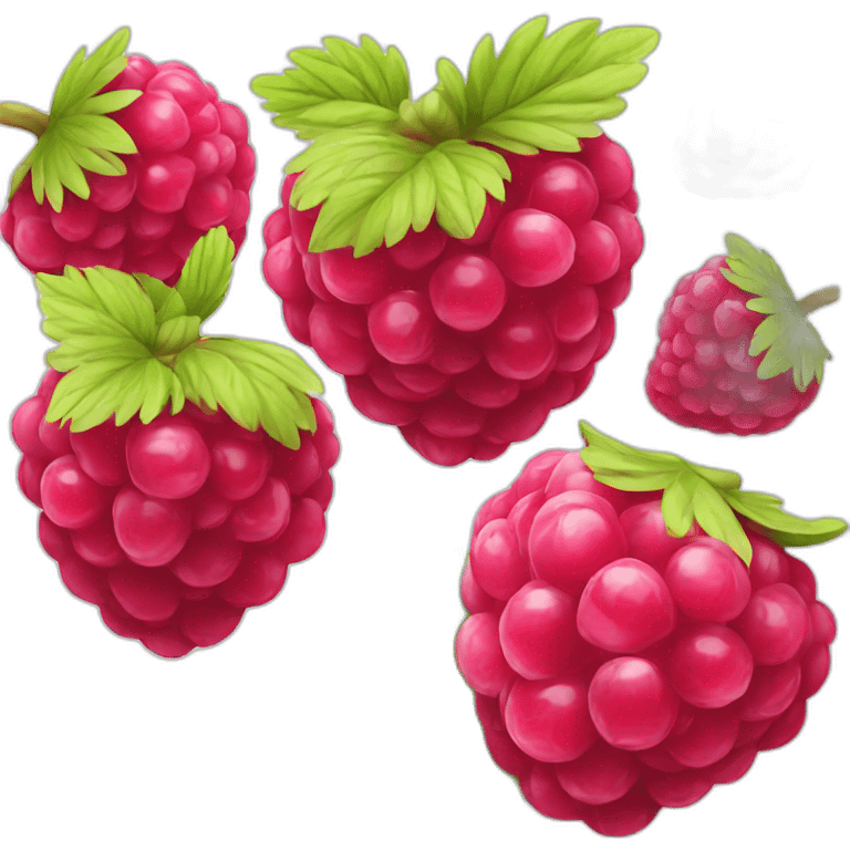 raspberry fruit emoji