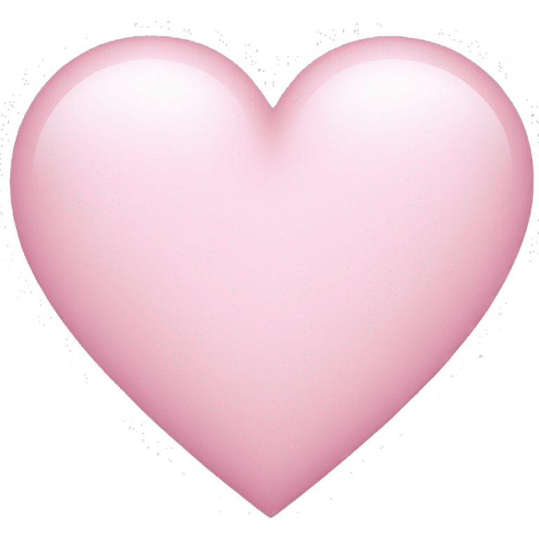 light pink heart emoji