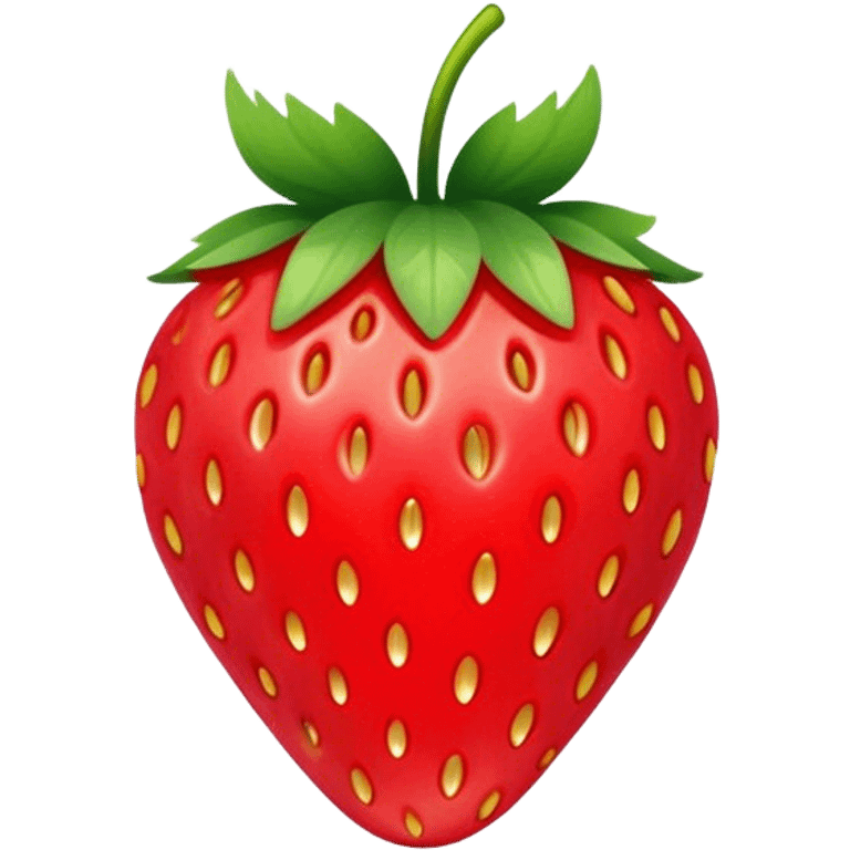  with strawberry  emoji