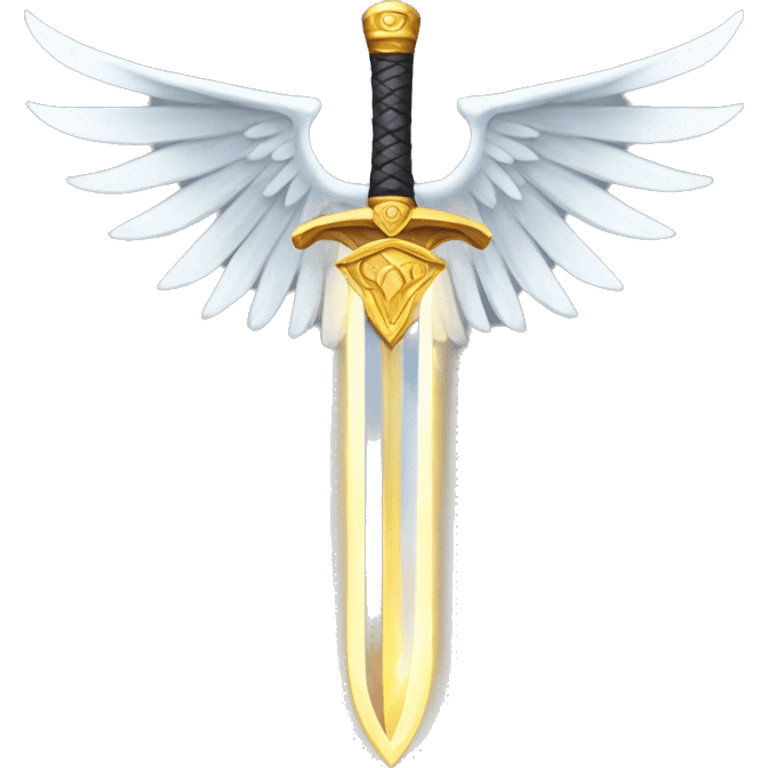 winged sword of light emoji