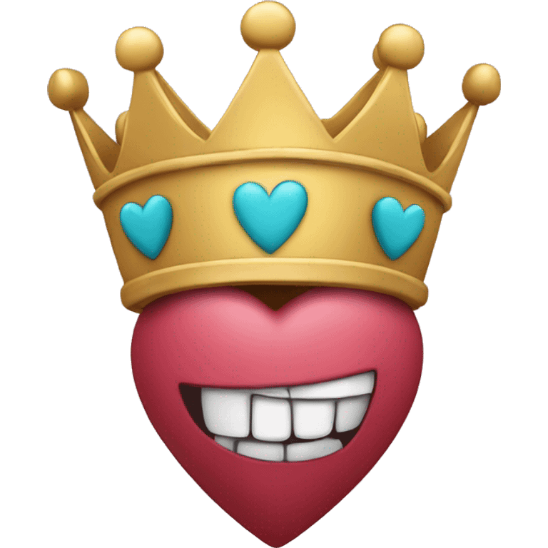 Heart with a crown emoji