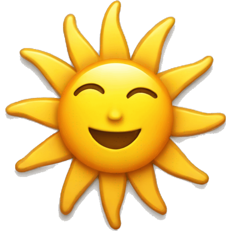 Sun smiling  emoji