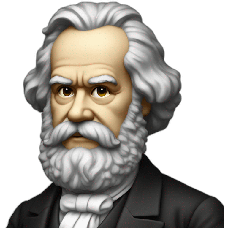 Karl Marx close up emoji