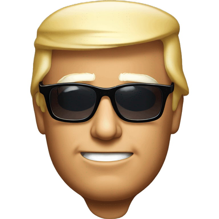 Trump with sunglasses  emoji