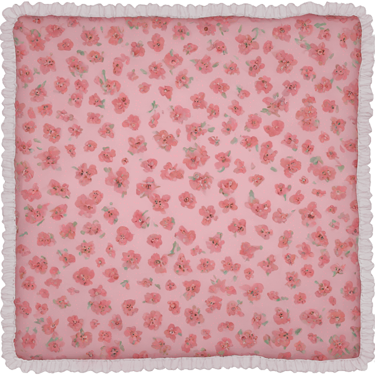 pink floral blanket emoji