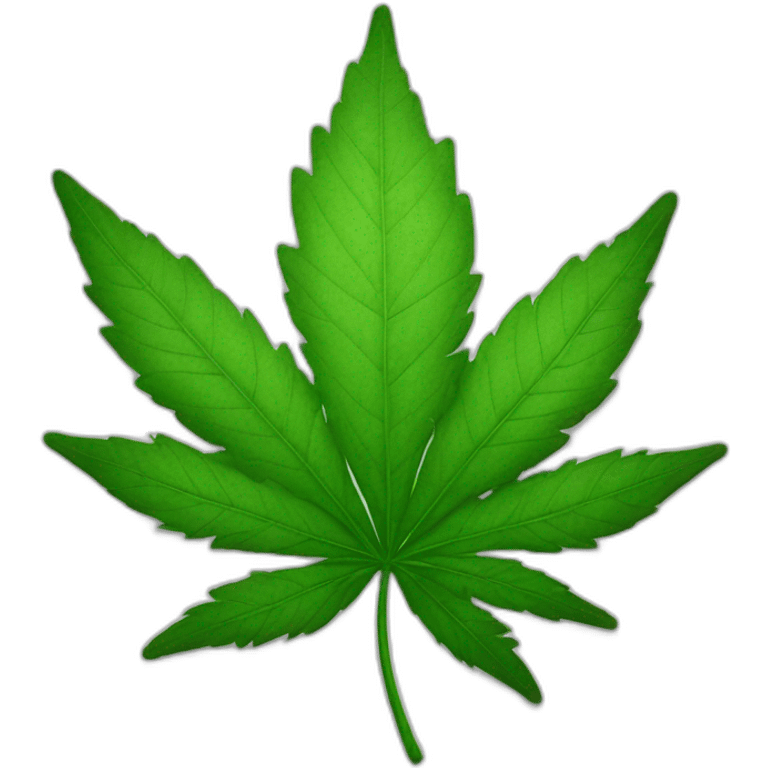 Weed leaf emoji