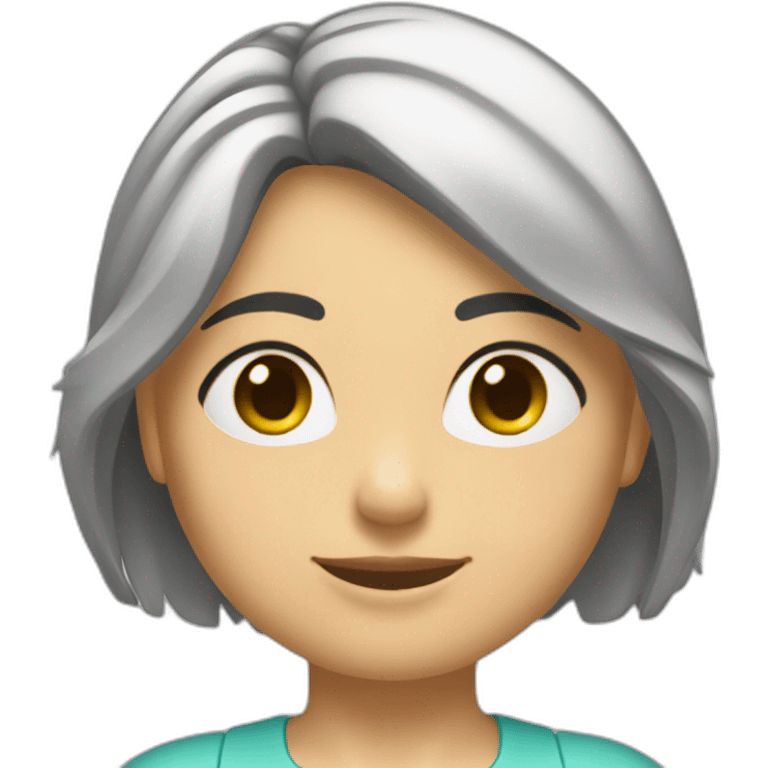 Chica blanca pilates pesas emoji