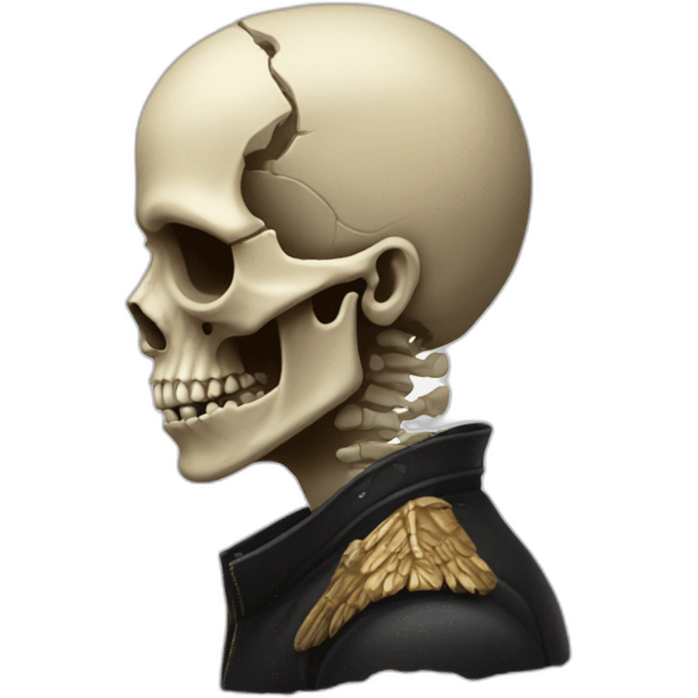 Skull side profile emoji