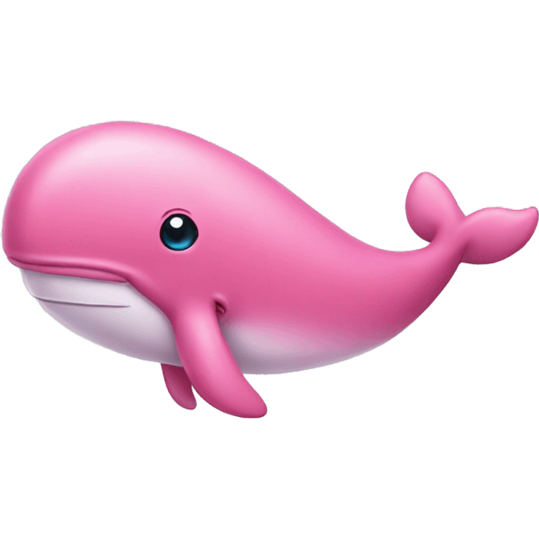 Pink whale emoji