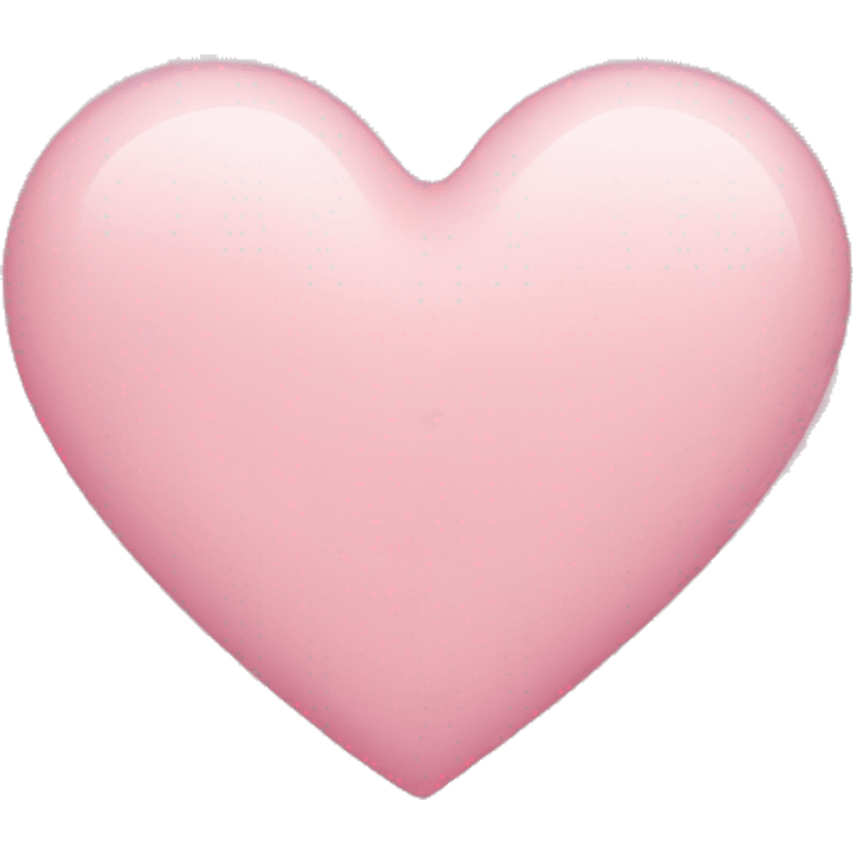 light pink heart emoji