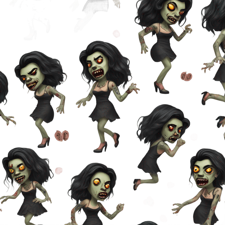 amy winehouse zombie dancing with tattoos emoji