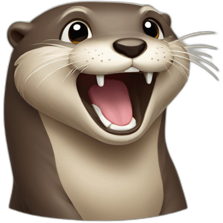 laughing otter emoji