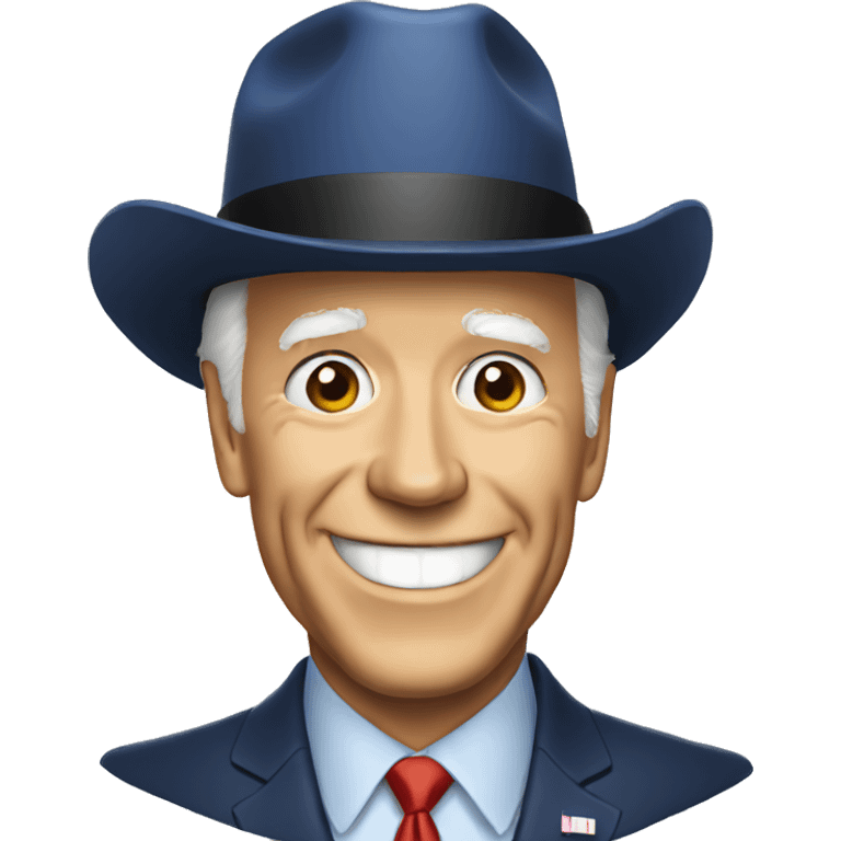 Biden with hat  emoji