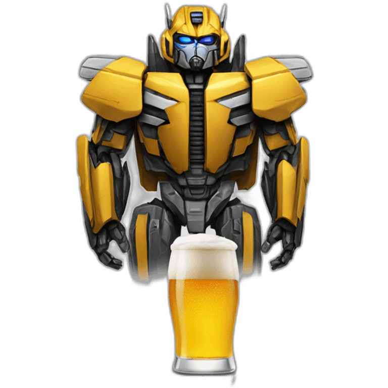 transformers bumblebee beer emoji