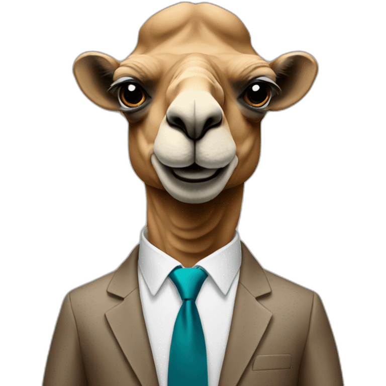 camel businessman emoji