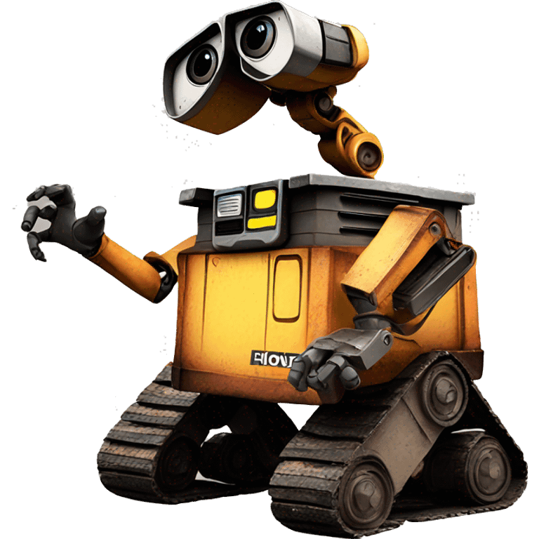 Wall.e making heart symbol emoji