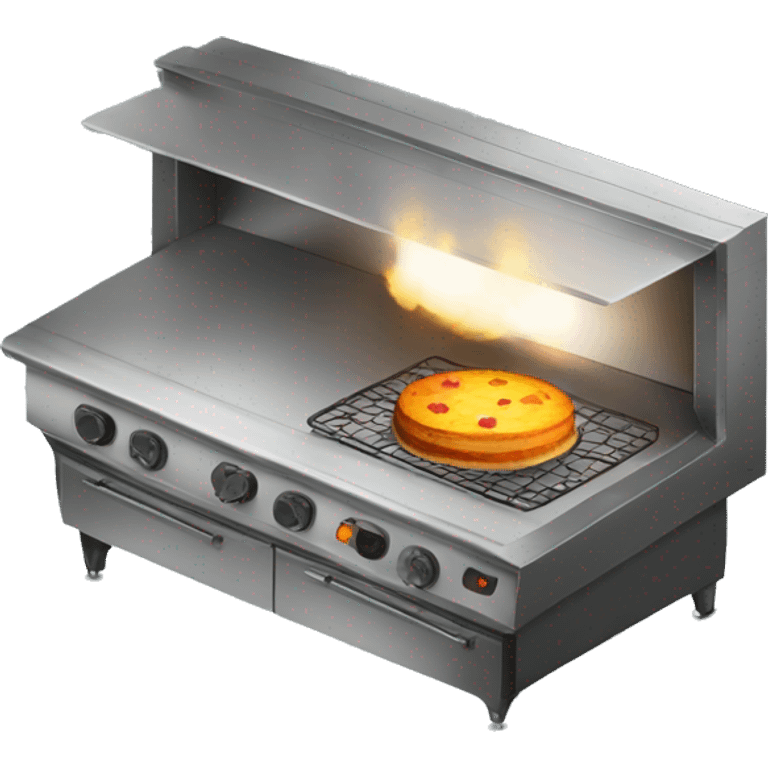 oven cooking cake emoji