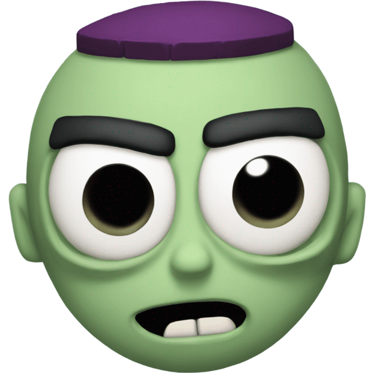 Zim from the cartoon “Invader Zim” emoji