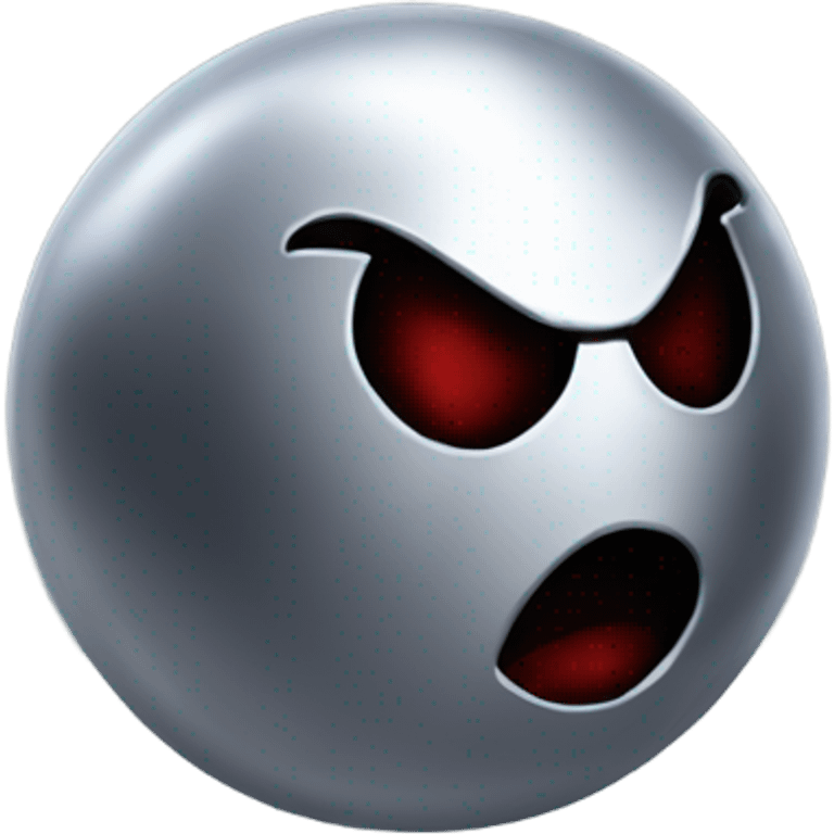 Metal Kirby ball emoji